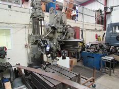 W Asquith 4’6” Radial Arm drill 16596 S/N0D1-0126 15.7.47