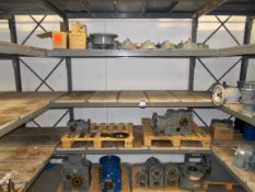 Large quantity of gearboxes to racking