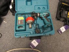 Makita 8281D Cordless Drill with battery, charger and case
