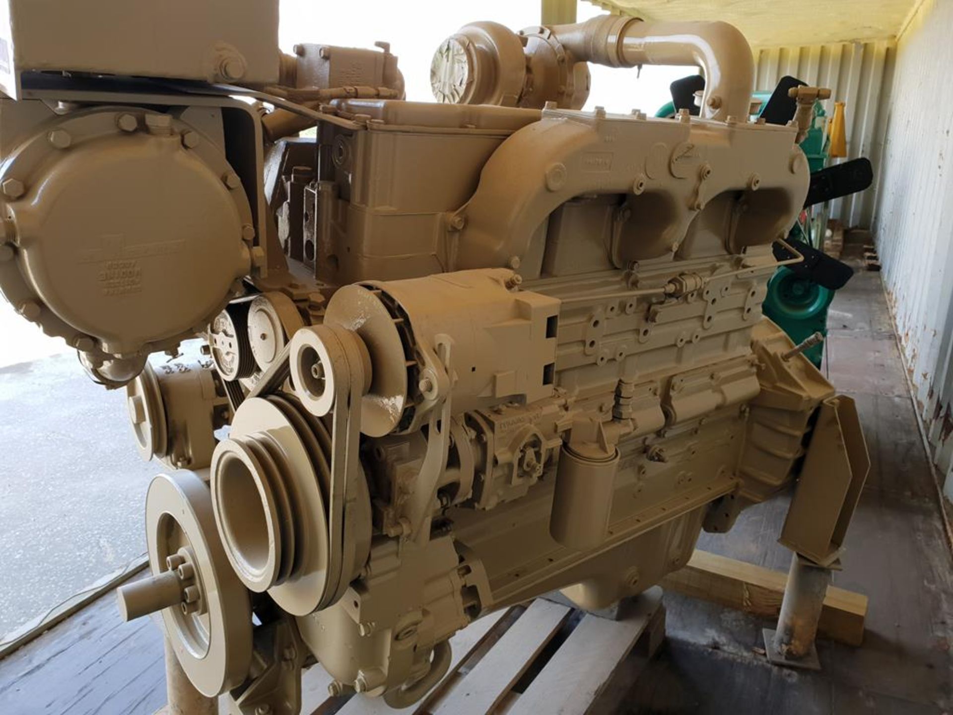 * Cummins Marine 855 Turbo Diesel Engine used. Please note this lot is located at Manby Airfield - Image 2 of 3