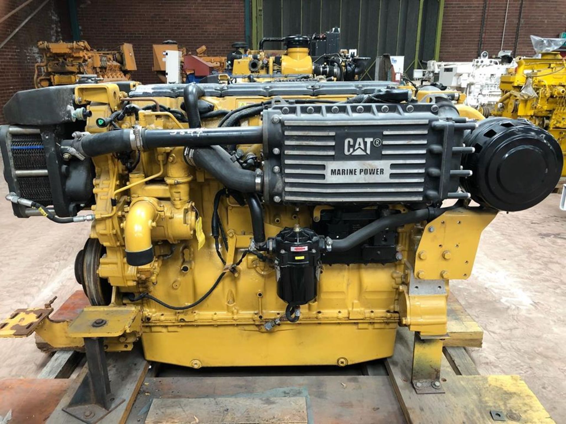 * Caterpillar C18 Marine Engine. 533kW @2100 rpm; s/no WKB00208, low hours. Please Note This lot is