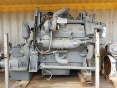 * GM Detroit Marine Diesel Engine and Allison's Gearbox. A Refurbished Detroit Marine Diesel type