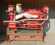 * Marine Spec High Volume Fire Pump Ex North Sea. A high volume Marine Spec Fire Pump with Detroit