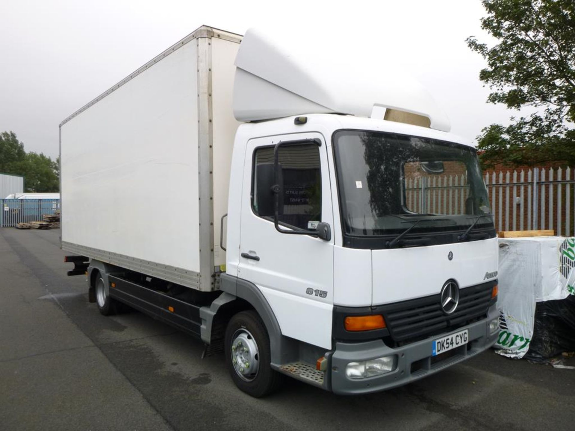 * Mercedes Atego 7.5T Box Van. A 2004 Mercedes Atego 815 7.5Tonne Box Van Reg number DK54 CYG;