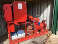 * Iveco 44hp Firedriver 60 Skid mounted Fire Pump. A Fire Driver 60 Skid Mounted Diesel Fire Pump