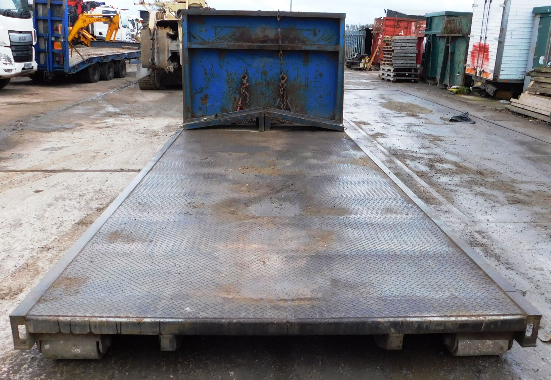 Heavy Duty flat bed Hook-Lift plant carrier body 21’ - Image 3 of 3