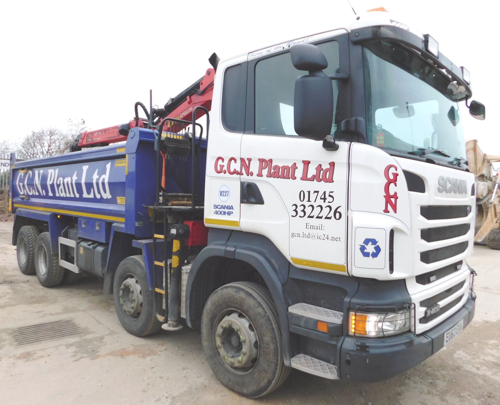 Scania R400 8x4 Grab / Tipper Wagon Day Cab, regis