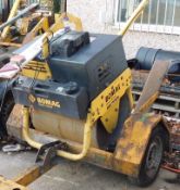 Bomag BW71 E-2 Roller, serial number 101620291177 (2016) with Terex MG16 trailer