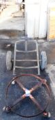 Steel Fabricated Barrel Trolley and Skate