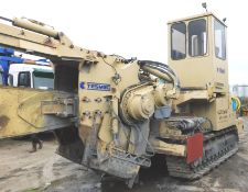 Tesmec TRS950B type SLD-DG Trencher, s/n 950-009 Cummins 6 CTA 8.3L Engine with lorry loader (cuts