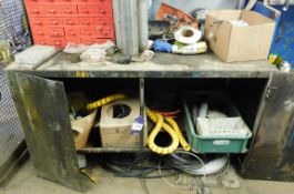 Steel Fabricated Workbench, approximately 5’