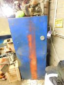 Steel Fabricated Single Door Cabinet, approximately 2’w x 5’h