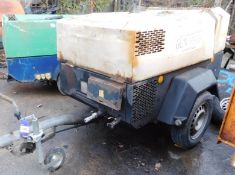 Ingersoll Rand model R1090F741 Single Axle Diesel Compressor, serial number SCZ7411XX4Y119290 (