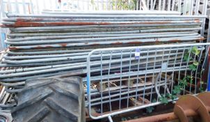 Quantity of aluminium barriers