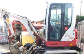 Takeuchi TB216 Compact Excavator, serial number 216004752 (2016) (1307 hours) with 36”, 9” and 6”