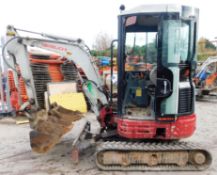 Takeuchi TB23R Cab Compact Tracked Excavator, serial number M12300769 (2006), (4294 hours) with 48”,