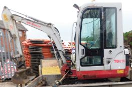 Takeuchi TB016 Cab Compact Tracked Excavator, serial number 116112511 (3118 hours) (2011) with