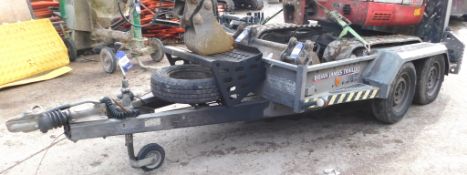 Brian James 2700g Twin Axle Plant Trailer, serial number SJB5400BPC117654