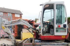 Takeuchi TB016 Cab Compact Tracked Excavator, serial number 116115870 (2172 hours) (2013) with