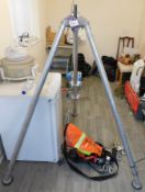 Zenith tripod with GSE G Saver 2 Hand Winch and Fenzy Bioscope compressed air