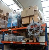 Contents to bay to include part pallet of LED Rope
