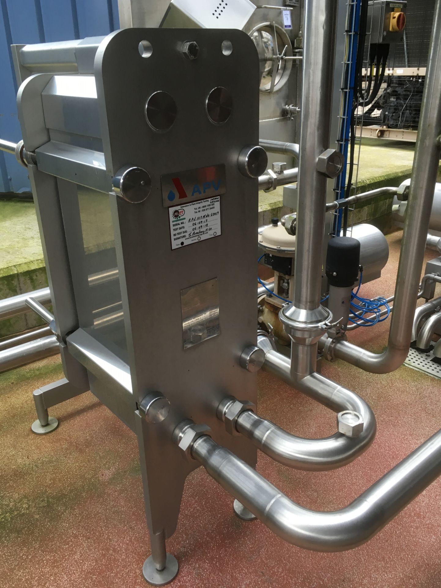 * Liquid Milk Intake Handling System including 2 x Endress & Hauser Flow Meters APV H17 Plate - Image 5 of 10