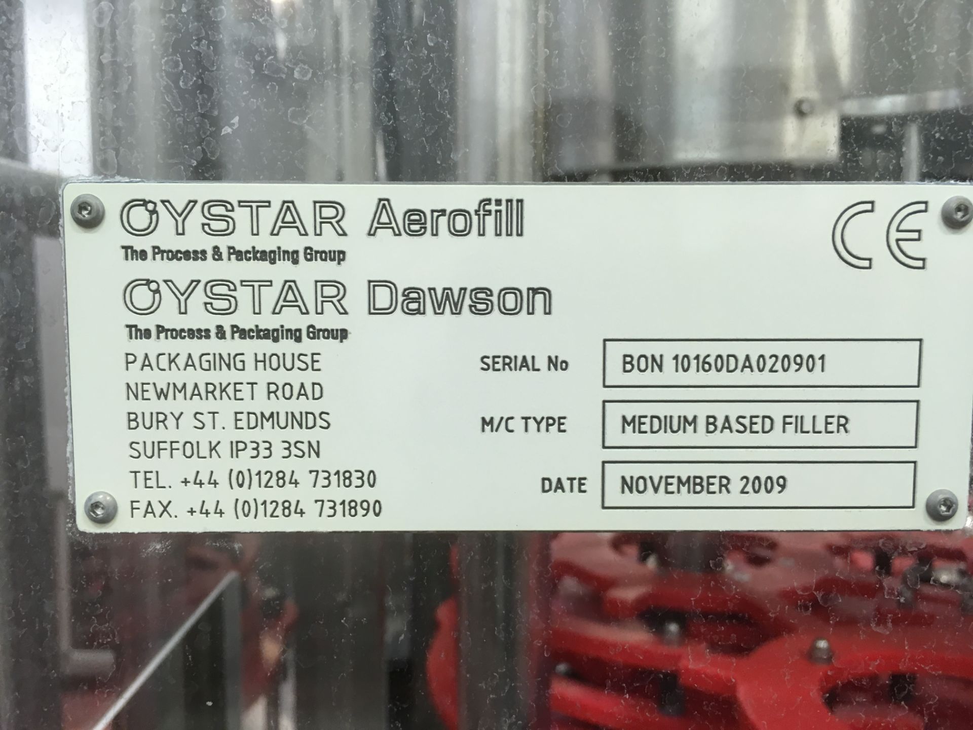 * 2009 Oystar Dawson 24 Head Medium Based Filler with 8 Head Capper (S/N BON10160DA020901) approx. - Image 6 of 16