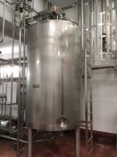* 2003 J H Stalindustry 4179 Litre Stainless Steel Raw Cream Tank with Agitation, Temperature
