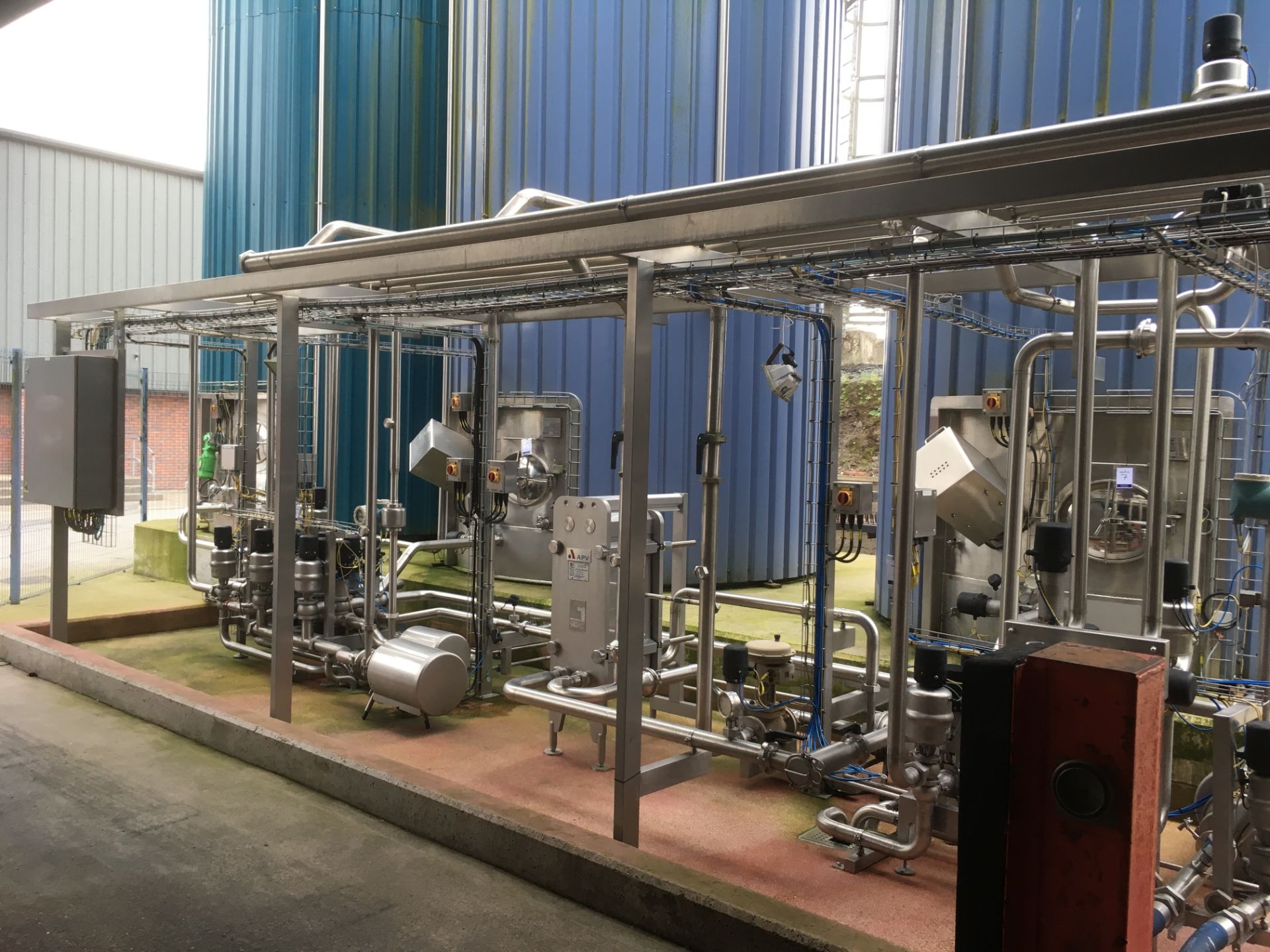 * Liquid Milk Intake Handling System including 2 x Endress & Hauser Flow Meters APV H17 Plate - Image 2 of 10