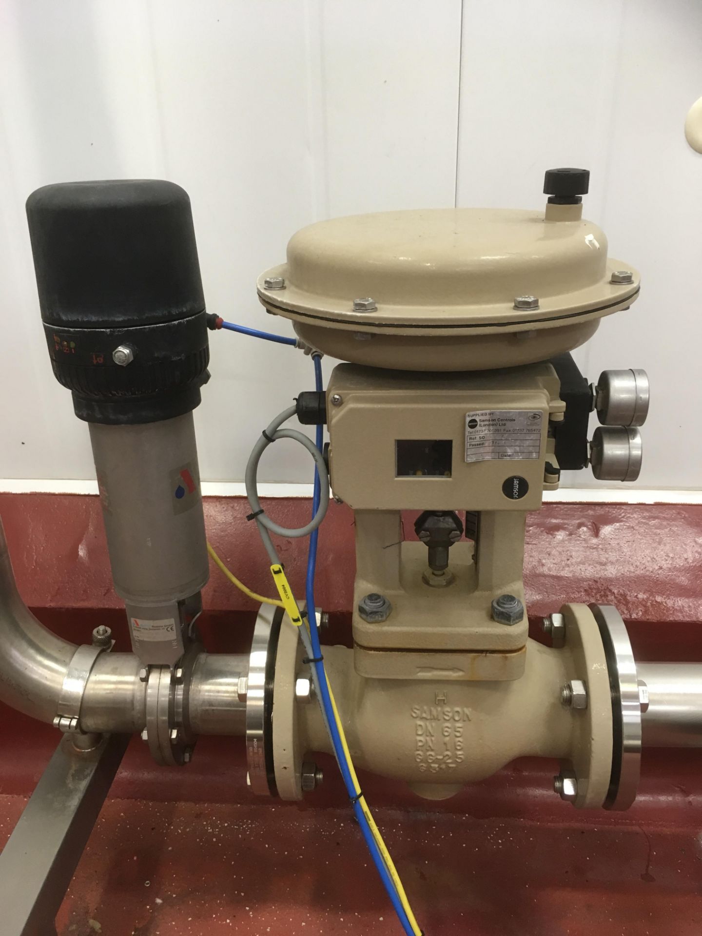* Samson DN65 Glycol Modulating Valve with APV Butterfly SDI-3 Valve and APV W+35/35-140 Pump - Image 2 of 3