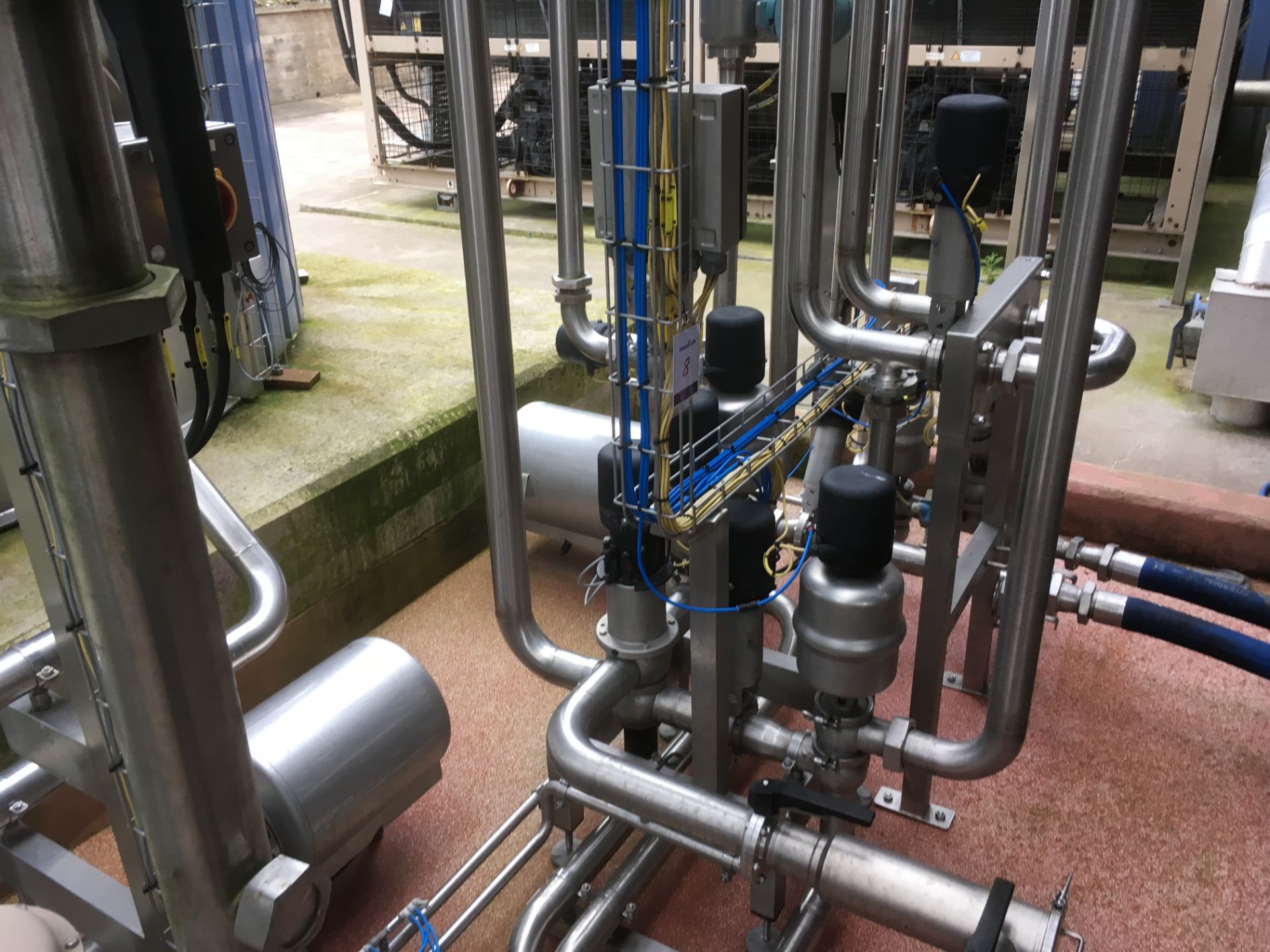 * Liquid Milk Intake Handling System including 2 x Endress & Hauser Flow Meters APV H17 Plate - Image 7 of 10