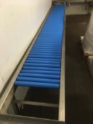 * 2 x Lengths of Incline Gravity Roller Conveyor (4m x 44cm & 5m x 45cm)