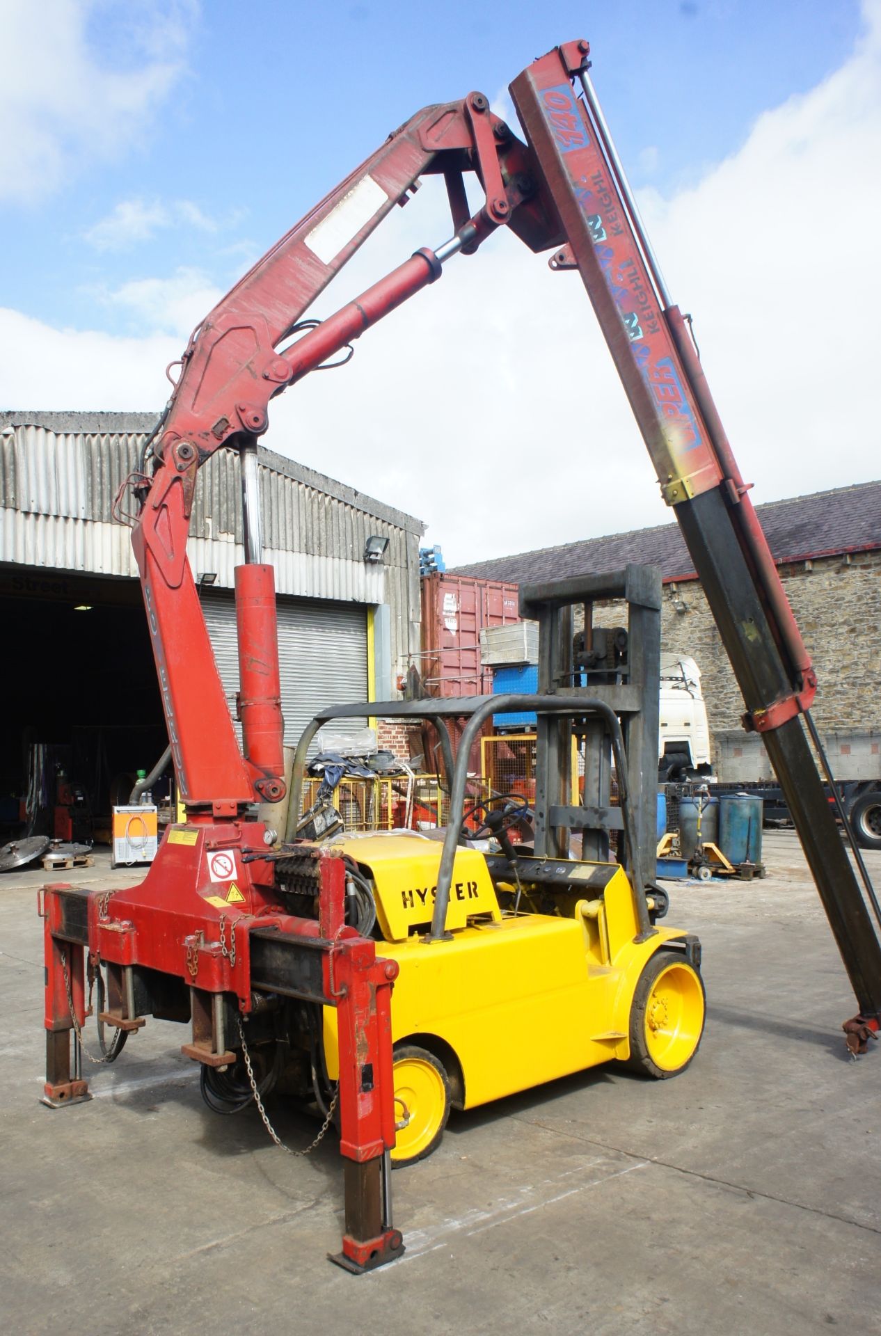 * Hyster S150A Counterbalance Forklift Truck, diesel, capacity 7000kg, duplex mast, lift height: - Image 6 of 18