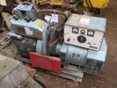 * Petter PJ2 Twin Cylinder Diesel Generator, 10KVA with panel. Please note this lot is located at KB