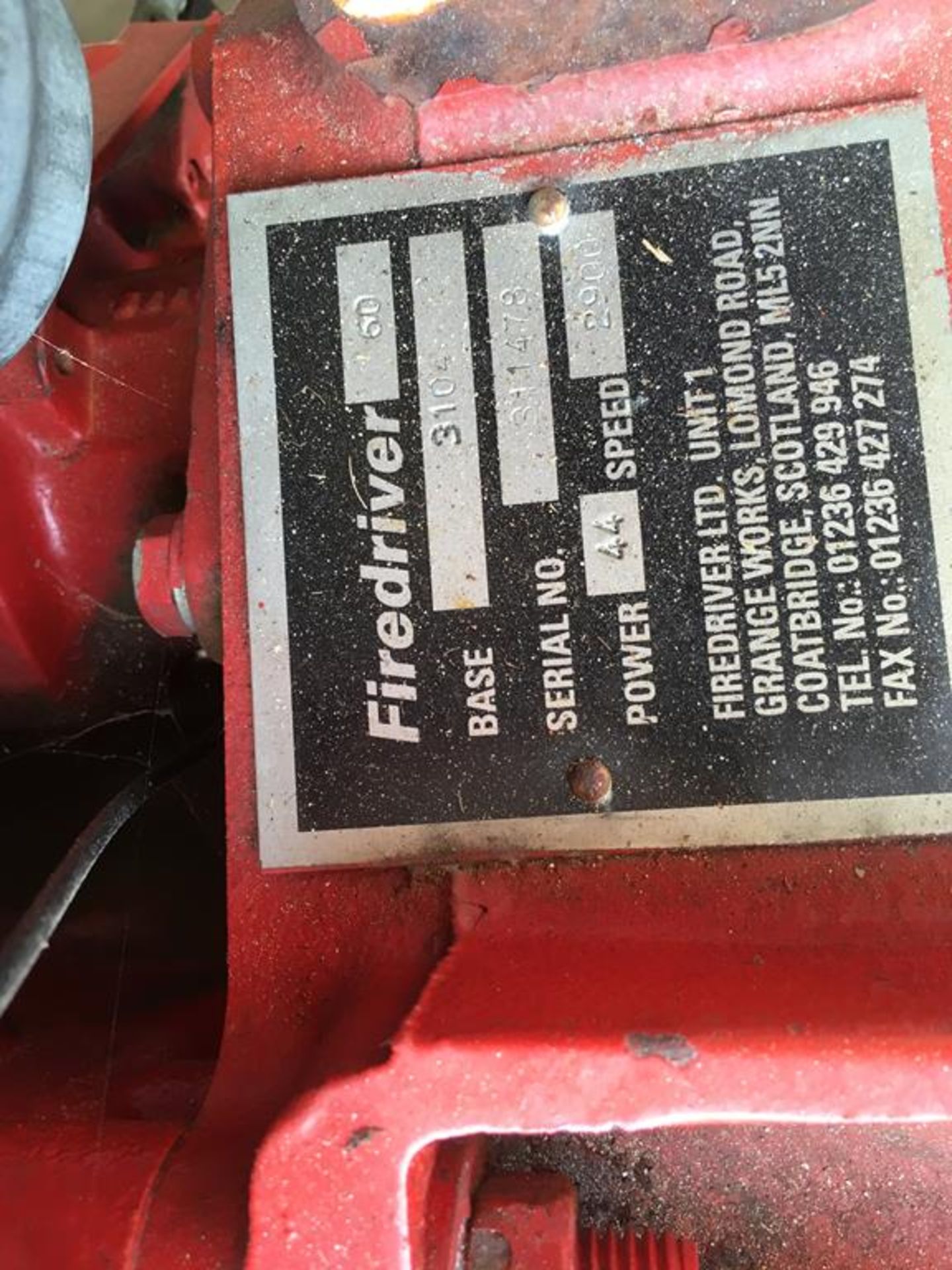 * Iveco 44hp Firedriver 60 Skid mounted Fire Pump. A Fire Driver 60 Skid Mounted Diesel Fire Pump - Image 3 of 4