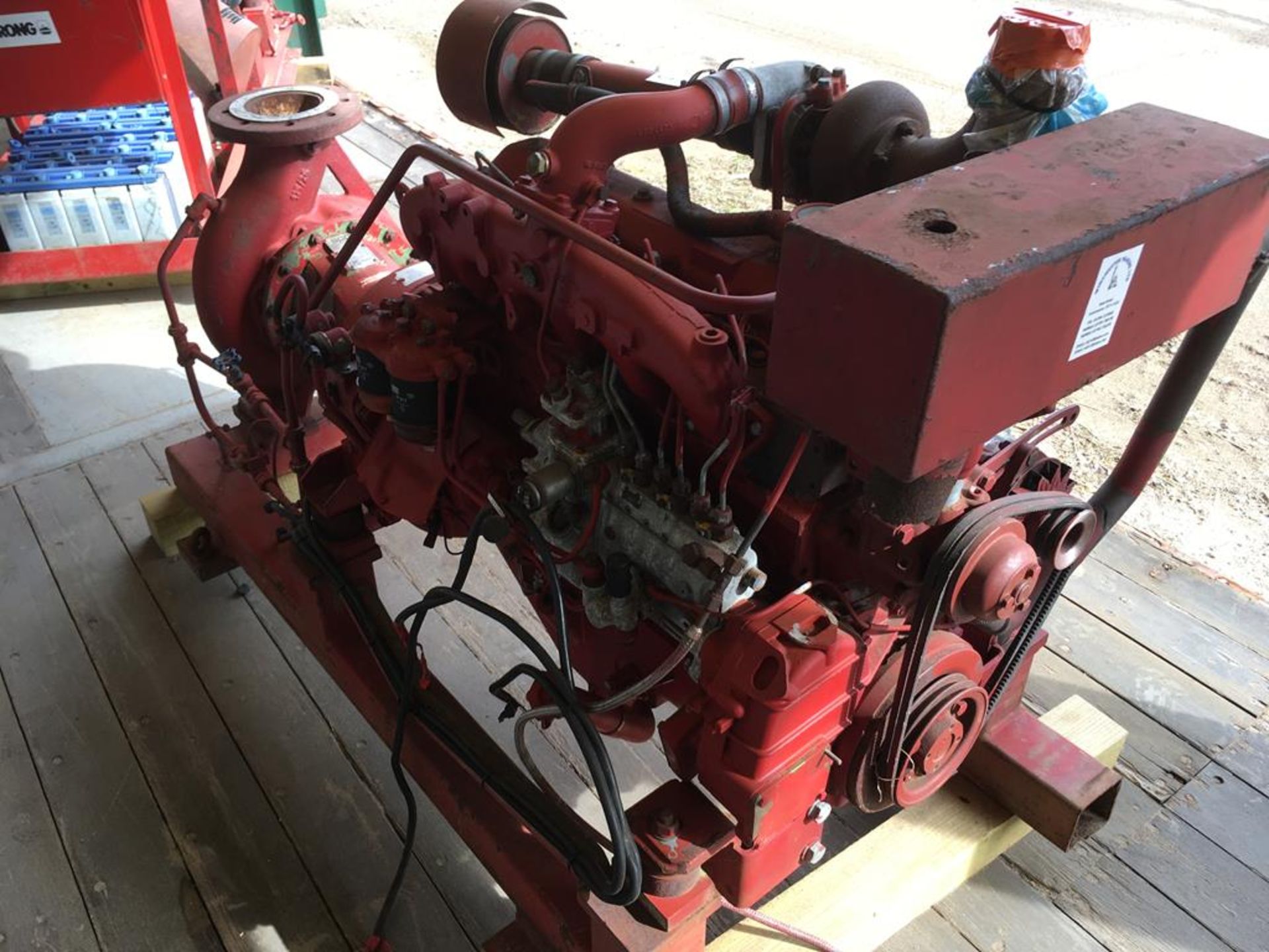 * Iveco 130hp Firedriver 175 Skid mounted Fire Pump. A Fire Driver 175 Skid Mounted Diesel Fire Pump - Image 2 of 4