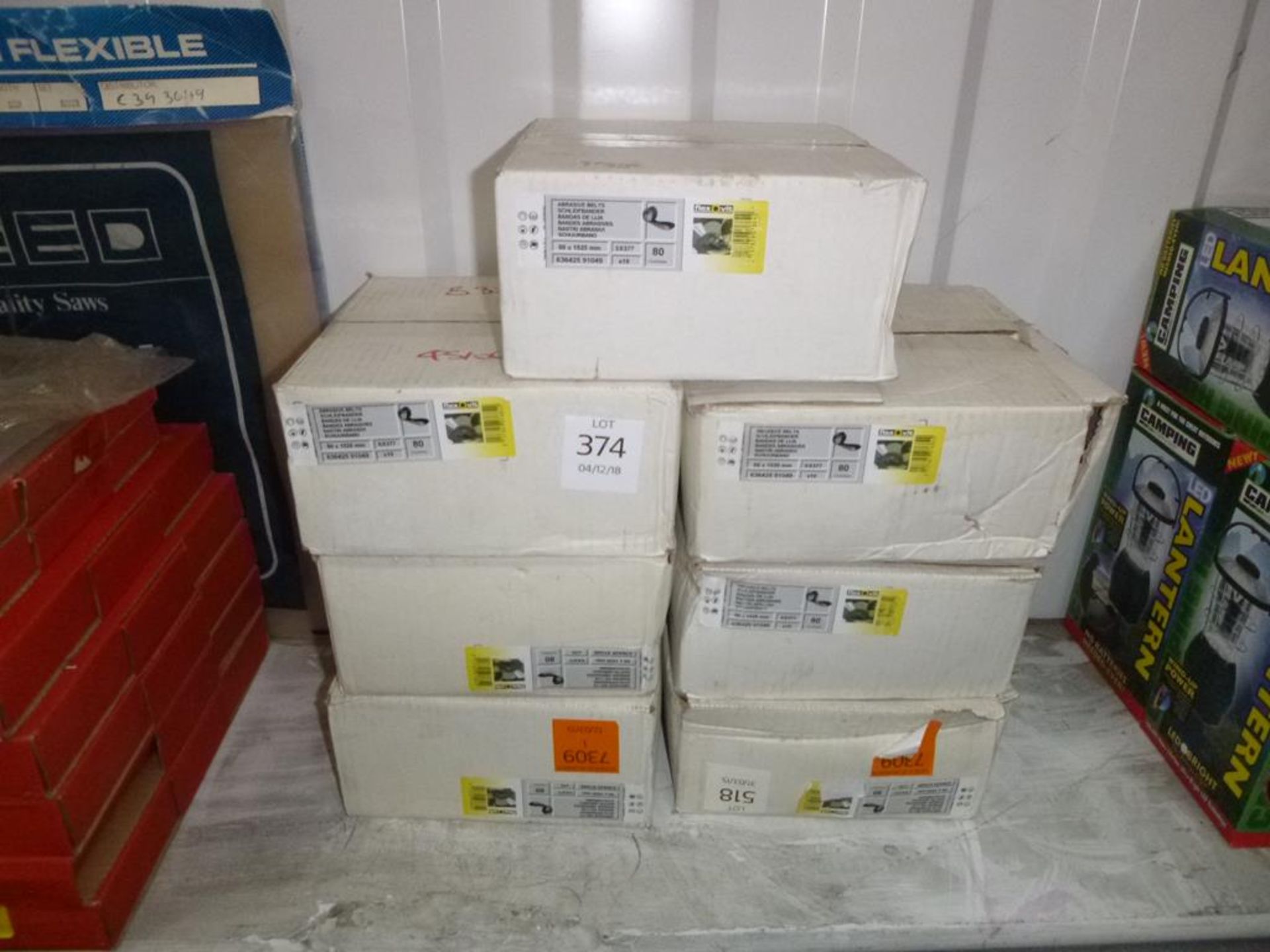 * 7 X Boxes of Abrasive Belts