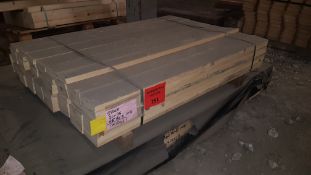 * 22mm x 100mm (21mm x 95mm) regularised, 64 pieces at 1115mm. (Sellers ref 1X1041). This lot also
