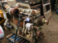 * Cummins KT19 6 Cylinder Engine. Please note this lot is located at KB Mason Marine, Marsh Lane,