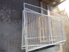 6 X Mesh Panels (H1200mm W2250mm). Please note there is a £5 Plus VAT Lift Out Fee on this lot