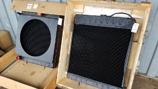 * 2 x Perkins Radiators - Unused . Please note this lot is located at Manby Airfield, Manby,