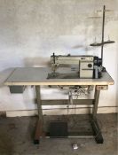 * Industrial, 240v, Mitsubishi LS2-190 sewing machine, capable of stitch rate of 5000 stitches per