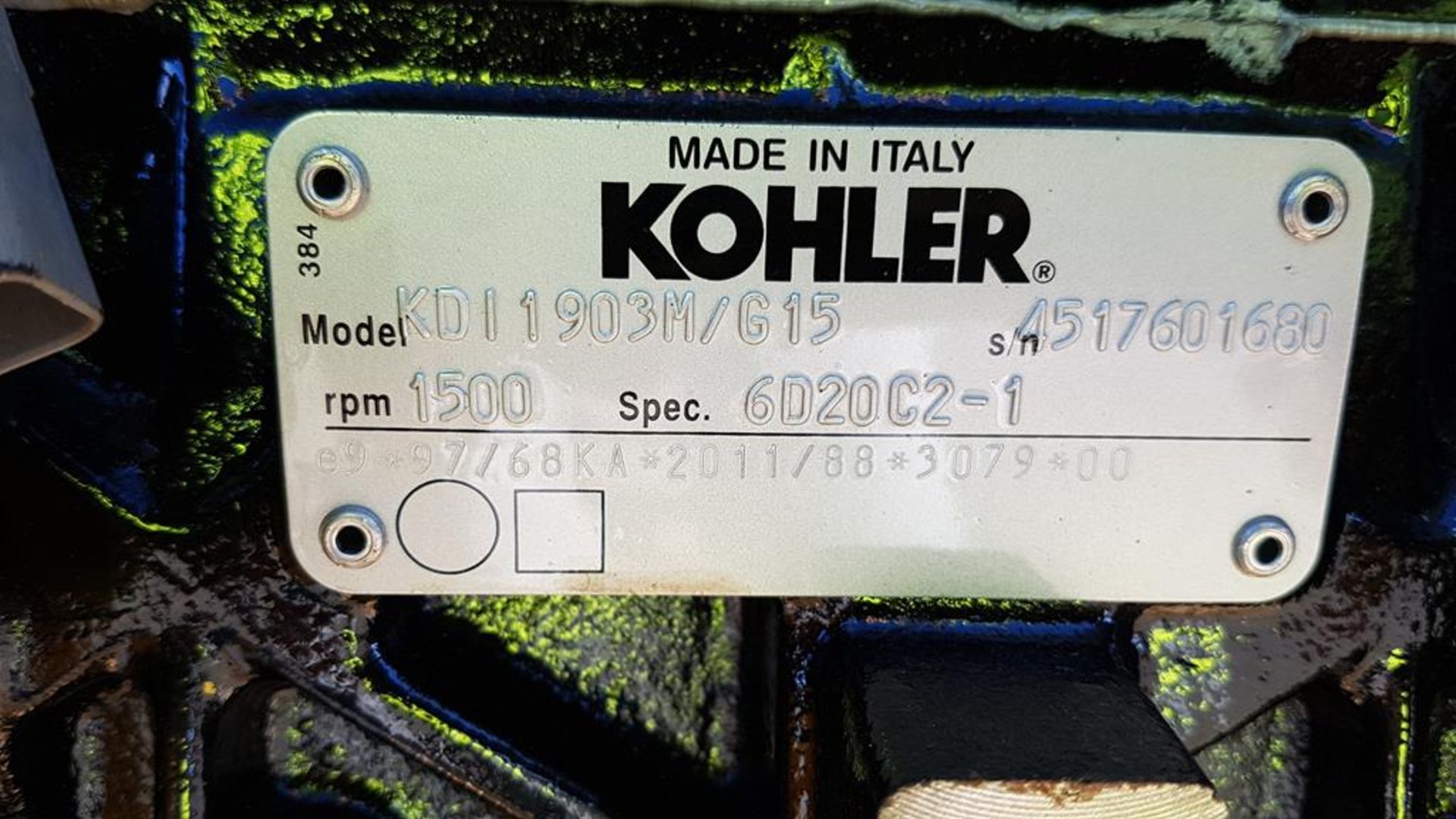 * Kohler (JCB Diesel) 3 Cylinder Diesel Engine Power Pack - Image 4 of 4