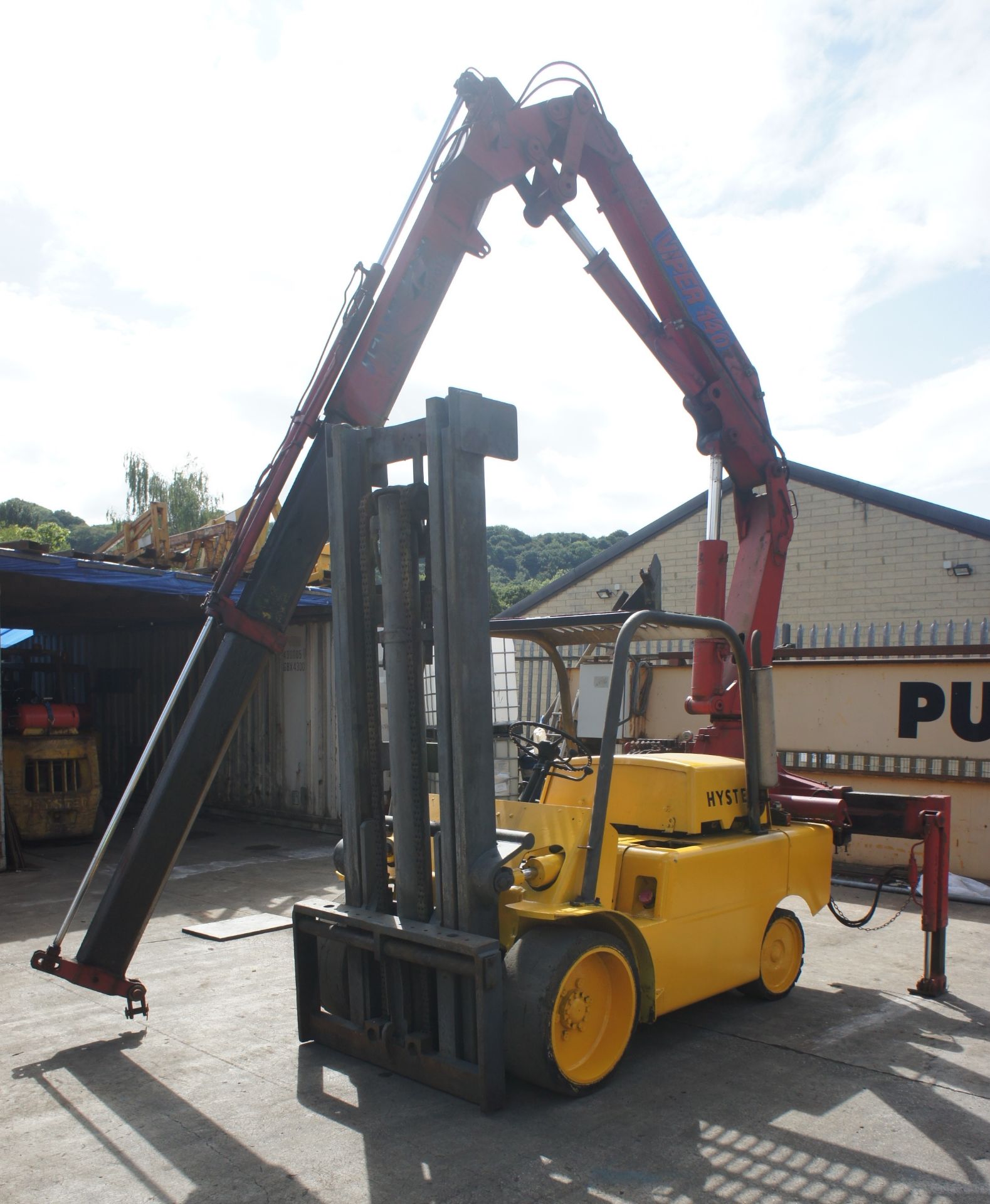 * Hyster S150A Counterbalance Forklift Truck, diesel, capacity 7000kg, duplex mast, lift height: - Image 8 of 18