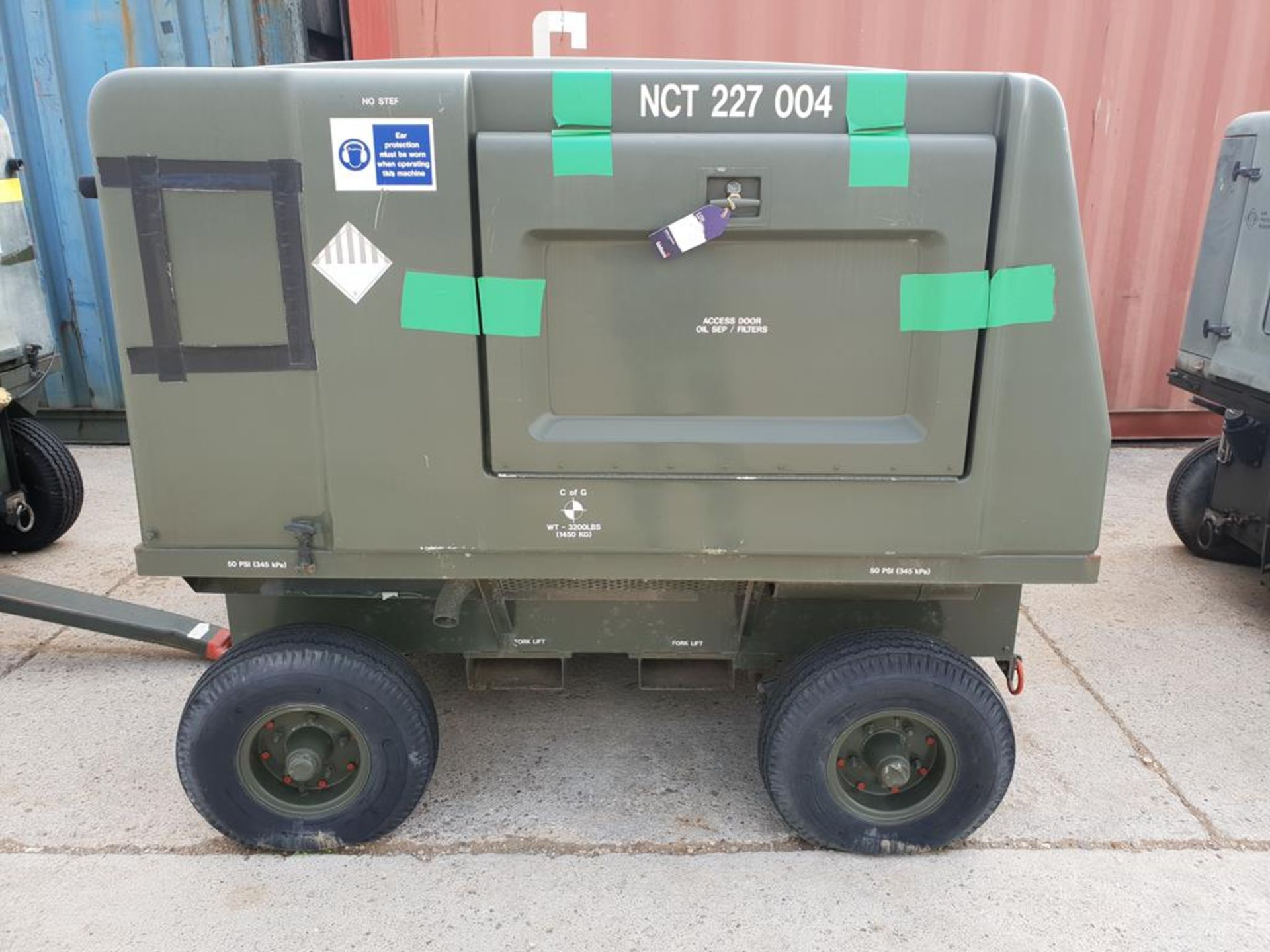 * Isuzu Model 4LE Trailer Mounted Diesel Power Pack. Nitrogen Concentration Trolley with Isuzu