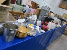 * A selection of Kitchenware, Cooking Utensils, Glassware etc