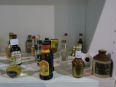 Approximately fifty Miniature Bottles of Spirits, Beer, Liquers, Sherry etc. to include Tia Maria,