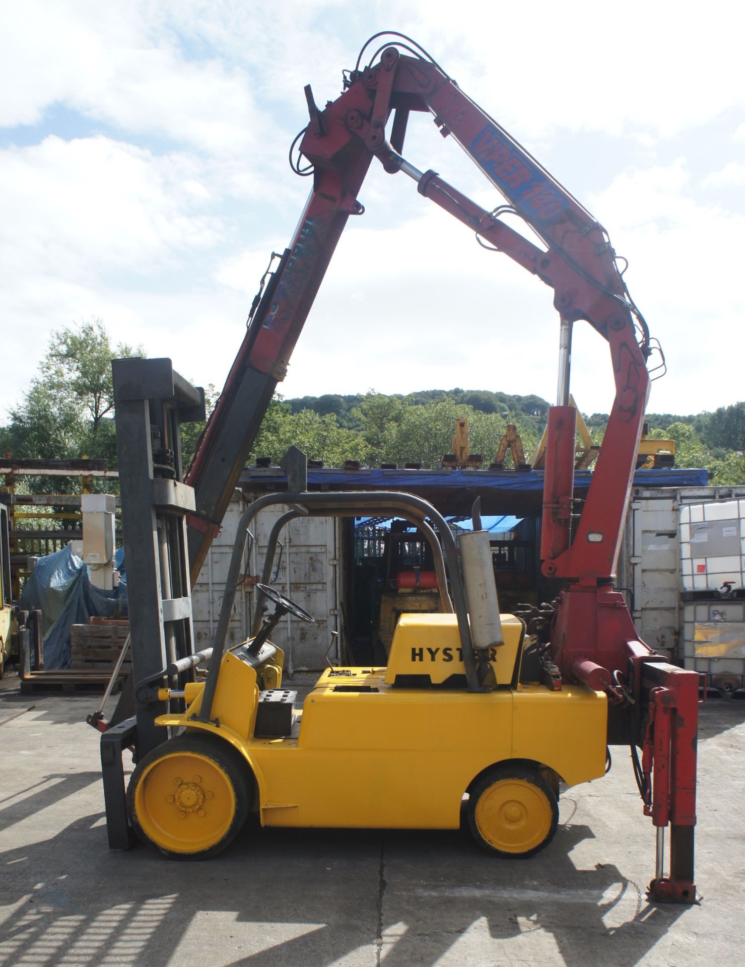 * Hyster S150A Counterbalance Forklift Truck, diesel, capacity 7000kg, duplex mast, lift height: - Image 2 of 18