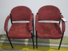 * Six Red Conference Chairs (6) (est £30-£60)