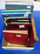 Stamps. A box of mixed World Stamps mint and used, Albums, Sheets, First Day Covers (est £60-£80)